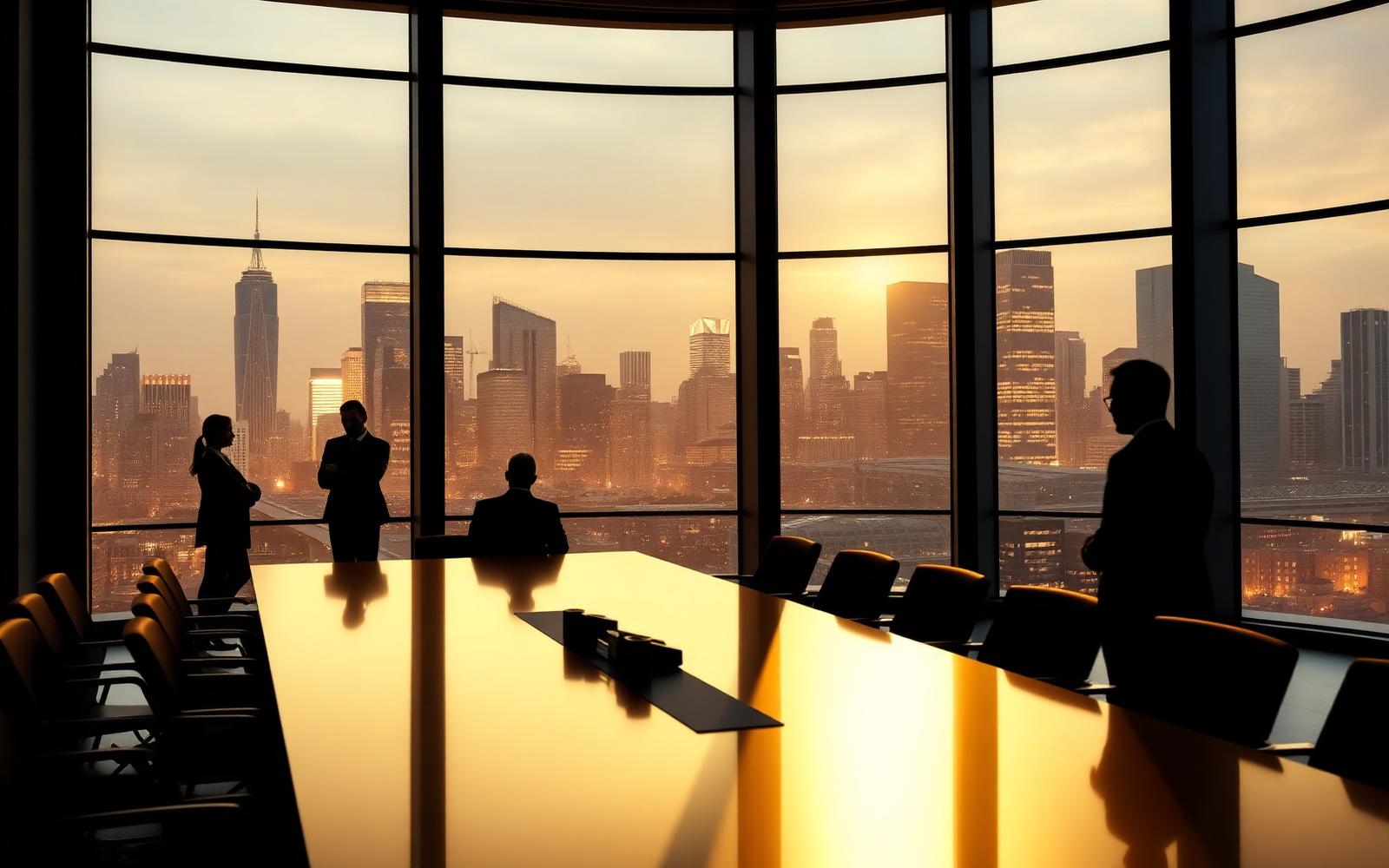 Corporate boardroom
